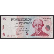 ARGENTINA EC. 203 BONO BILLETE DE EMERGENCIA